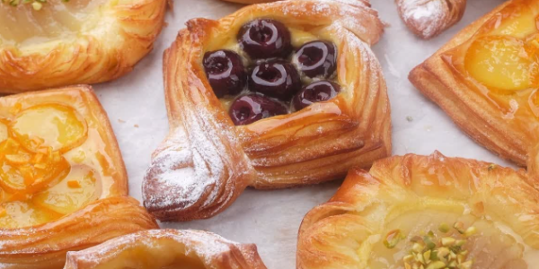 Cherry Fancy Danish Pastry